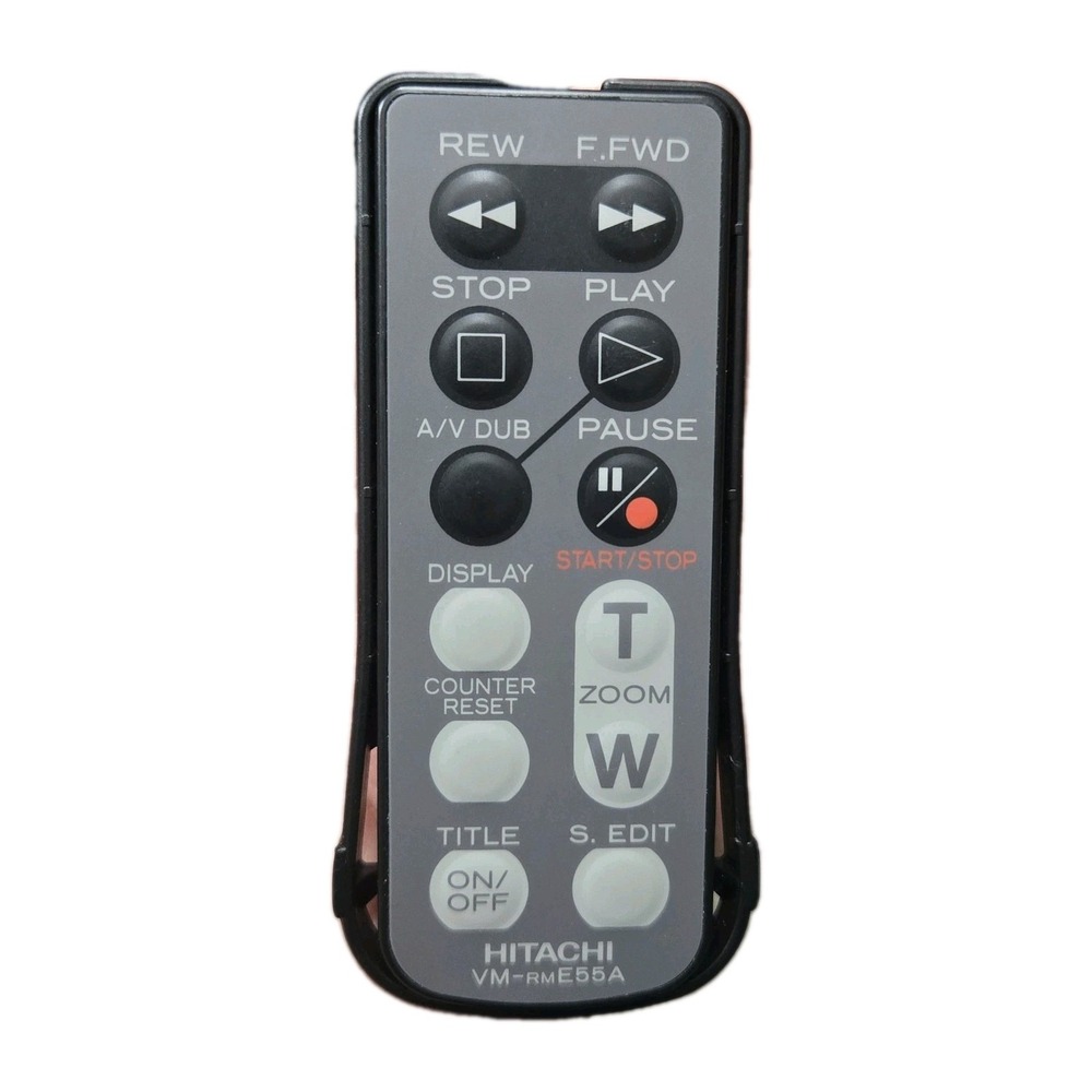 Hitachi VM-RME55A Original Remote Control Camcorder Camera (Ref#V-700) TESTED